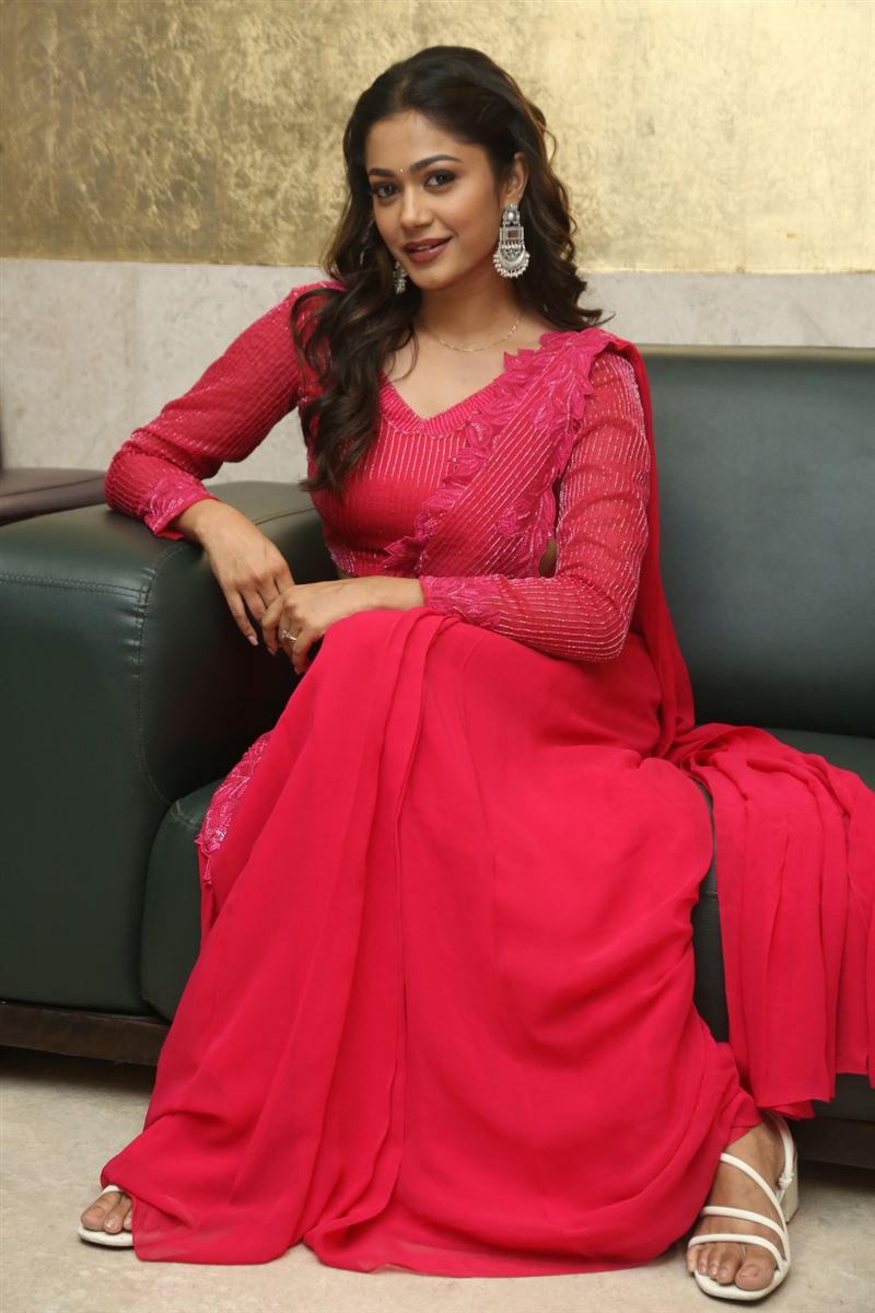 Telugu Actress Payal Radhakrishna at Prasanna Vadanam Movie Release Event